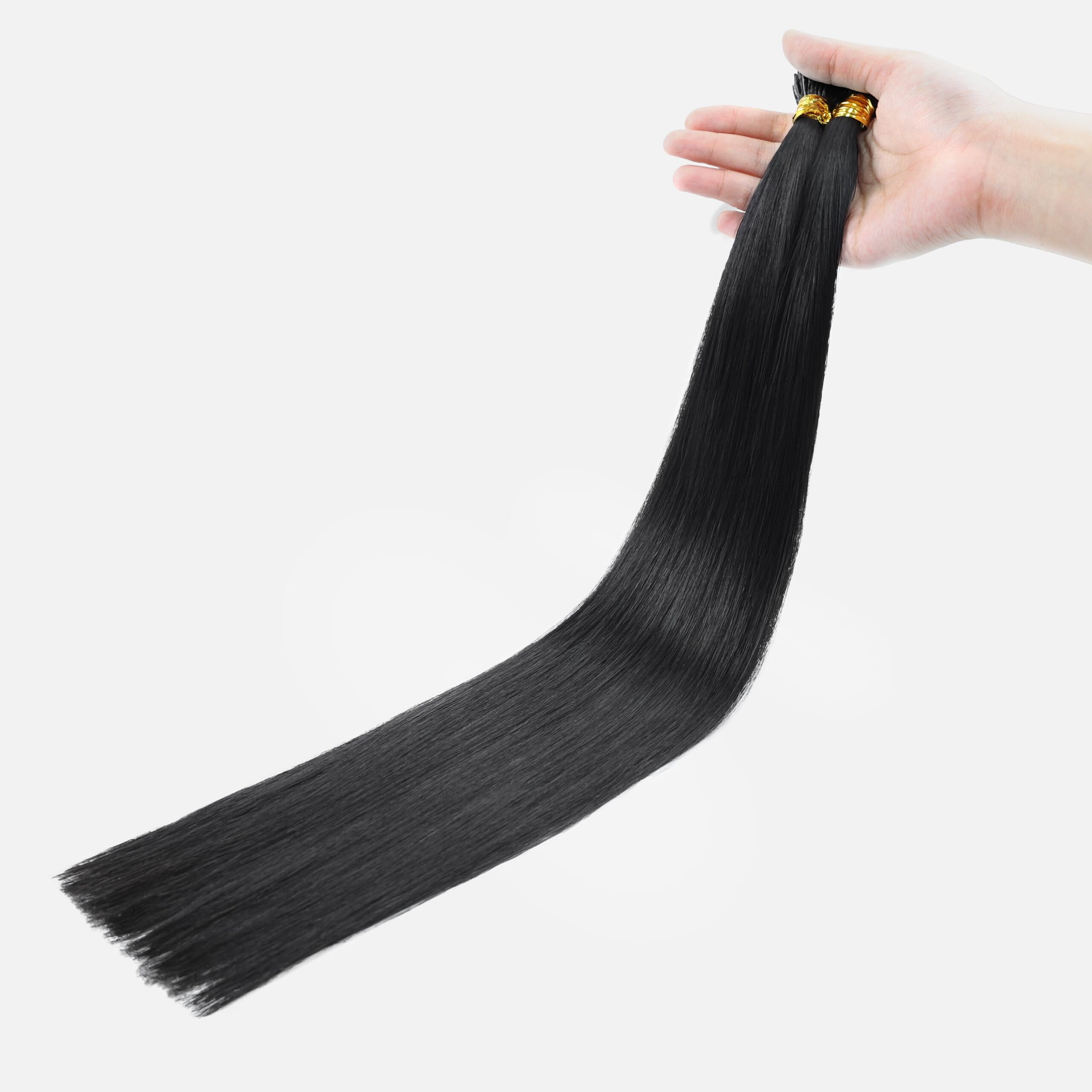 Bleach Blonde (613) I-Tip Hair Extensions (50g-100g) - Image 9